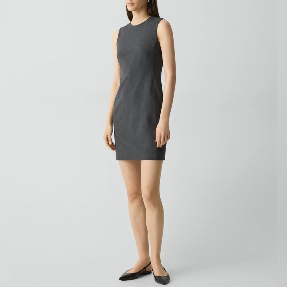 THEORY WOOL MINI DRESS